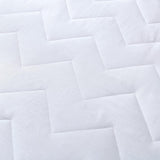 NNEDSZ 100% Ultra-Soft Cotton Quilted Anti-Microbial Mattress Cover Protector - Double Size