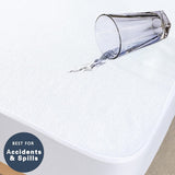 NNEDSZ Luxurious Microfibre Terry Toweling Mattress Protector - Double