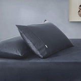 NNEDSZ Bamboo Cotton Blend All Season Bedding Set - Charcoal - Queen Size