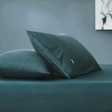 NNEDSZ Bamboo Cotton Blend All Season Bedding Set - Emerald Green - Queen Size