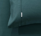 NNEDSZ Bamboo Cotton Blend All Season Bedding Set - Emerald Green - Queen Size