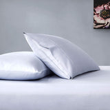 NNEDSZ Bamboo Cotton Blend All Season Bedding Set - Silver - Queen Size