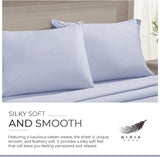 NNEDSZ Bamboo Cotton Blend All Season Bedding Set - Silver - Queen Size