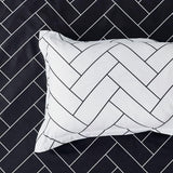 NNEDSZ Print Microfibre Quilt Cover Set (3Pcs) - Ultra Soft, Comfy, Luxurious Duvet Cover with Zipper Closure - Elegant Design Quilt Cover Set for Bedding - Glen - Queen Size