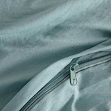 NNEDSZ Vintage Washed Microfibre Quilt Cover Set (3Pcs) - Seafoam - Queen Size