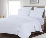 NNEDSZ 100% Premium Waffle Microfibre Quilt Cover Set (3Pcs) - White - Queen