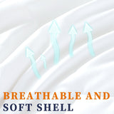 NNEDSZ 100% Premium Bamboo Microfiber Quilt - Queen Size