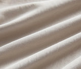 NNEDSZ Vintage Washed Microfibre Sheet Set with 2 Pillowcases - Linen - Queen