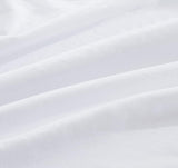 NNEDSZ Vintage Washed Microfibre Sheet Set with 2 Pillowcases - White - Queen