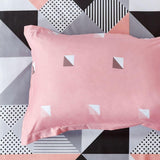 NNEDSZ Print Microfibre Quilt Cover Set (3Pcs) - Ultra Soft, Comfy, Luxurious Duvet Cover with Zipper Closure - Elegant Design Quilt Cover Set for Bedding - Lila - King Size