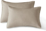NNEDSZ Vintage Washed Microfibre Sheet Set with 2 Pillowcases - Linen - King