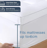 NNEDSZ Luxury Extra Thick 1000GSM Mattress Topper-King size