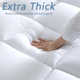 NNEDSZ Luxury Extra Thick 1000GSM Mattress Topper-King size