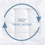 NNEDSZ Luxury Extra Thick 1000GSM Mattress Topper-King size