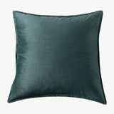 NNEDSZ Super Soft Textured Corduroy Velvet European Pillowcase - Forest Green
