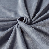NNEDSZ Super Soft Textured Corduroy Velvet European Pillowcase - Steel