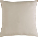 NNEDSZ Vintage Washed 100% Cotton European Pillowcase - Luxurious European Pillow Cover - Natural - 1 Pc