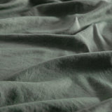 NNEDSZ Vintage Washed Microfibre European Pillowcases - Set of 2 Luxurious European Pillow Covers - Khaki Green