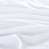 NNEDSZ Vintage Washed Microfibre European Pillowcases - Set of 2 Luxurious European Pillow Covers - White