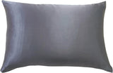 NNEDSZ Luxury Pillowcase - 100% Pure Mulberry Silk on Both Sides - Charcoal