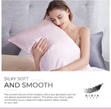 NNEDSZ Luxury Pillowcase - 100% Pure Mulberry Silk on Both Sides - Pink
