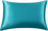 NNEDSZ Luxury Pillowcase - 100% Pure Mulberry Silk on Both Sides - Teal