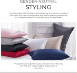 NNEDSZ Luxury Pillowcase - 100% Pure Mulberry Silk on Both Sides - White