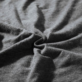 NNEDSZ 100% Jersey Cotton Quilt Cover Set - Black Marble - Super King