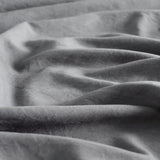 NNEDSZ Vintage Washed Microfibre Quilt Cover Set (3Pcs) - Grey - Super King Size