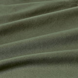 NNEDSZ 100% (3Pcs) Cotton Vintage Washed Bed Quilt Cover Set - Khaki Green - Super King Size