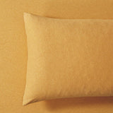 NNEDSZ 100% Jersey Cotton Quilt Cover Set - Yellow - Super King
