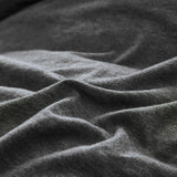 NNEDSZ Set of 2 100% Jersey Cotton Soft Breathable Stretchy Standard Pillowcase - Black Marble
