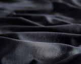 NNEDSZ Vintage Washed Microfibre Standard Pillowcases - Set of 2 Luxurious Standard Pillow Covers - Black