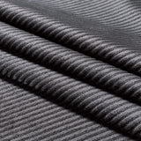 NNEDSZ Set of 2 Super Soft Corduroy Velvet Standard Pillowcase - Charcoal