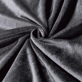 NNEDSZ Set of 2 Super Soft Corduroy Velvet Standard Pillowcase - Charcoal