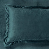 NNEDSZ Set of 2 Super Soft Corduroy Velvet Standard Pillowcase - Forest Green