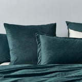 NNEDSZ Set of 2 Super Soft Corduroy Velvet Standard Pillowcase - Forest Green