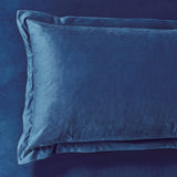 NNEDSZ Set of 2 Super Soft Corduroy Velvet Standard Pillowcase - Navy Blue