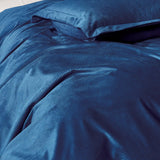 NNEDSZ Set of 2 Super Soft Corduroy Velvet Standard Pillowcase - Navy Blue