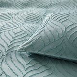 NNEDSZ 100% Premium Microfibre Tufted Standard Pillowcases - Set of 2 Luxurious Standard Pillow Cover with Elegant Design - Sage