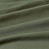 NNEDSZ Vintage Washed 100% Cotton Standard Pillowcase - Luxurious Standard Pillow Cover - Khaki Green - 2 Pcs