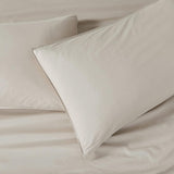 NNEDSZ Vintage Washed 100% Cotton Standard Pillowcase - Luxurious Standard Pillow Cover - Natural - 2 Pcs