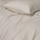 NNEDSZ Vintage Washed 100% Cotton Standard Pillowcase - Luxurious Standard Pillow Cover - Natural - 2 Pcs