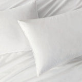 NNEDSZ Vintage Washed 100% Cotton Standard Pillowcase - Luxurious Standard Pillow Cover - White - 2 Pcs