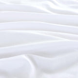 NNEDSZ Vintage Washed Microfibre Standard Pillowcases - Set of 2 Luxurious Standard Pillow Covers - White