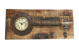 NNEDSZ Wall Clock - Frying Pan On Recycled Wood