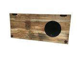 NNEDSZ Wall Clock - Frying Pan On Recycled Wood