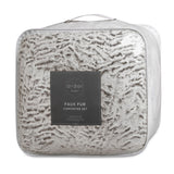 NNEDSZ Faux Fur SHERPA 3PCE COMFORTER SET - SINGLE/DOUBLE