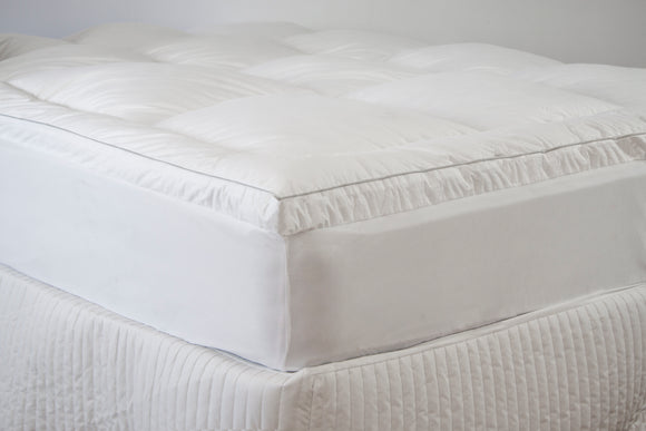 NNEDSZ 2800GSM Standard Microfibre MATTRESS TOPPER V/P - DOUBLE