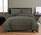 NNEDSZ Oak EMBOSSED QUILT COVER SET - QUEEN